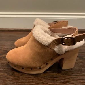 Madewell Sherpa Clogs size 7